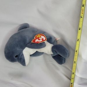 Echo Ty Beanie Baby Dolphin plush vintage 1996